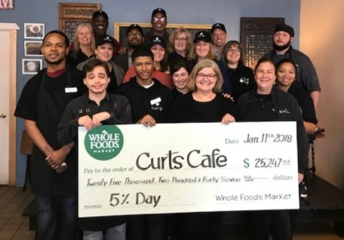 Whole Foods donates to Curt's Cafe